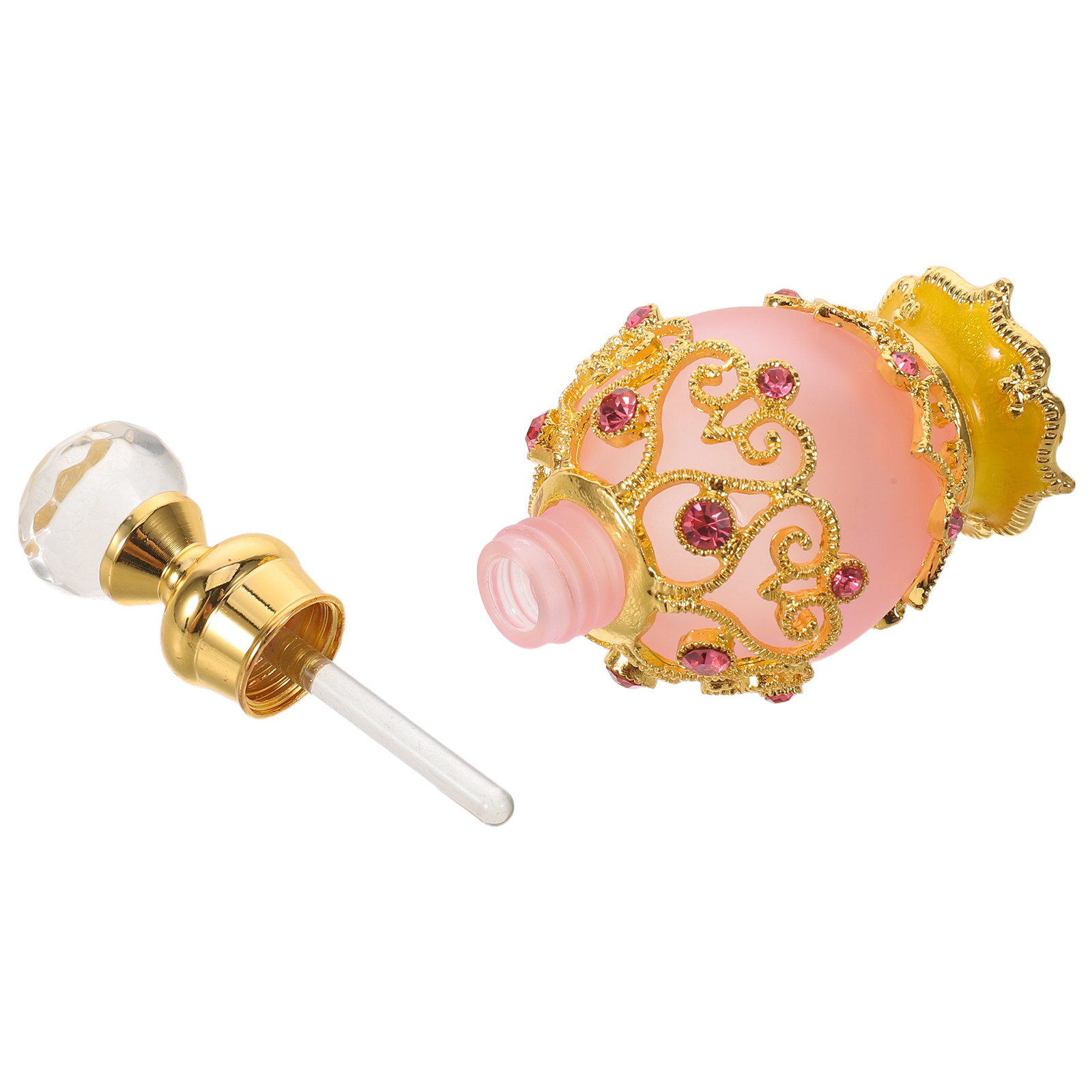 Perfume Refill Bottle - 15Ml Crystal Rhinestone Perfume Bottle Glass