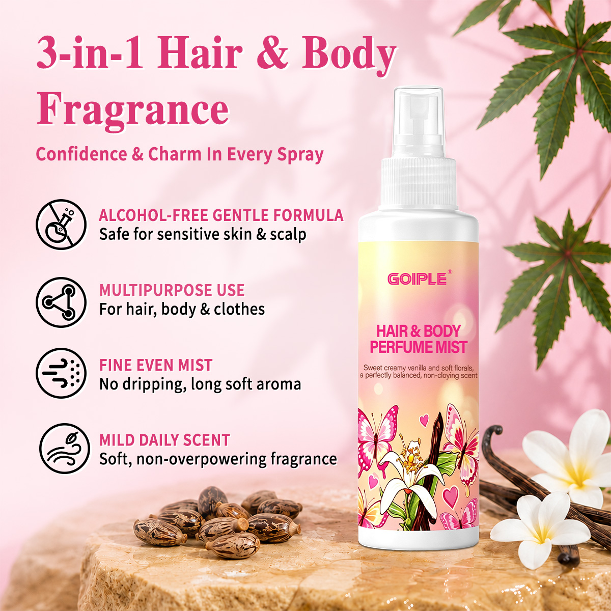 Hair & Body Perfume Mist Body  - огляд і ціна Perfume Aroma Fragrance