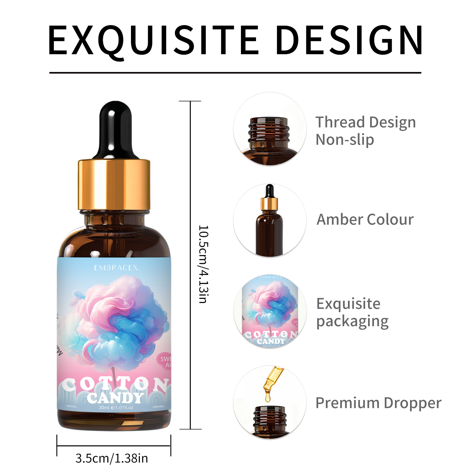 30ml Cotton Candy Essential Oi - огляд і ціна Perfume Fragrance Oils For Candles