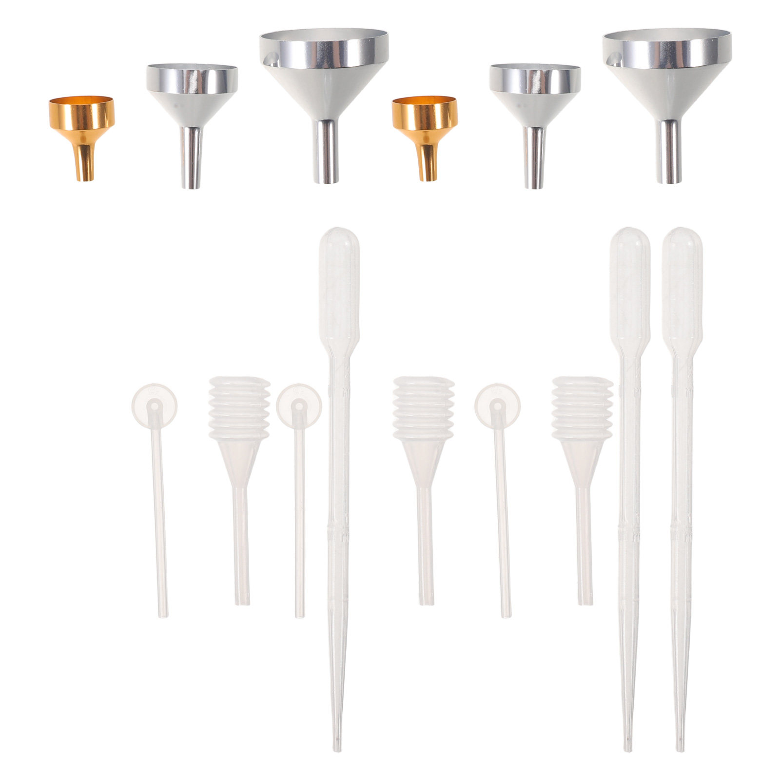 1Set Metal Funnel Kit Mini Alu - огляд і ціна Perfume Refill Bottle