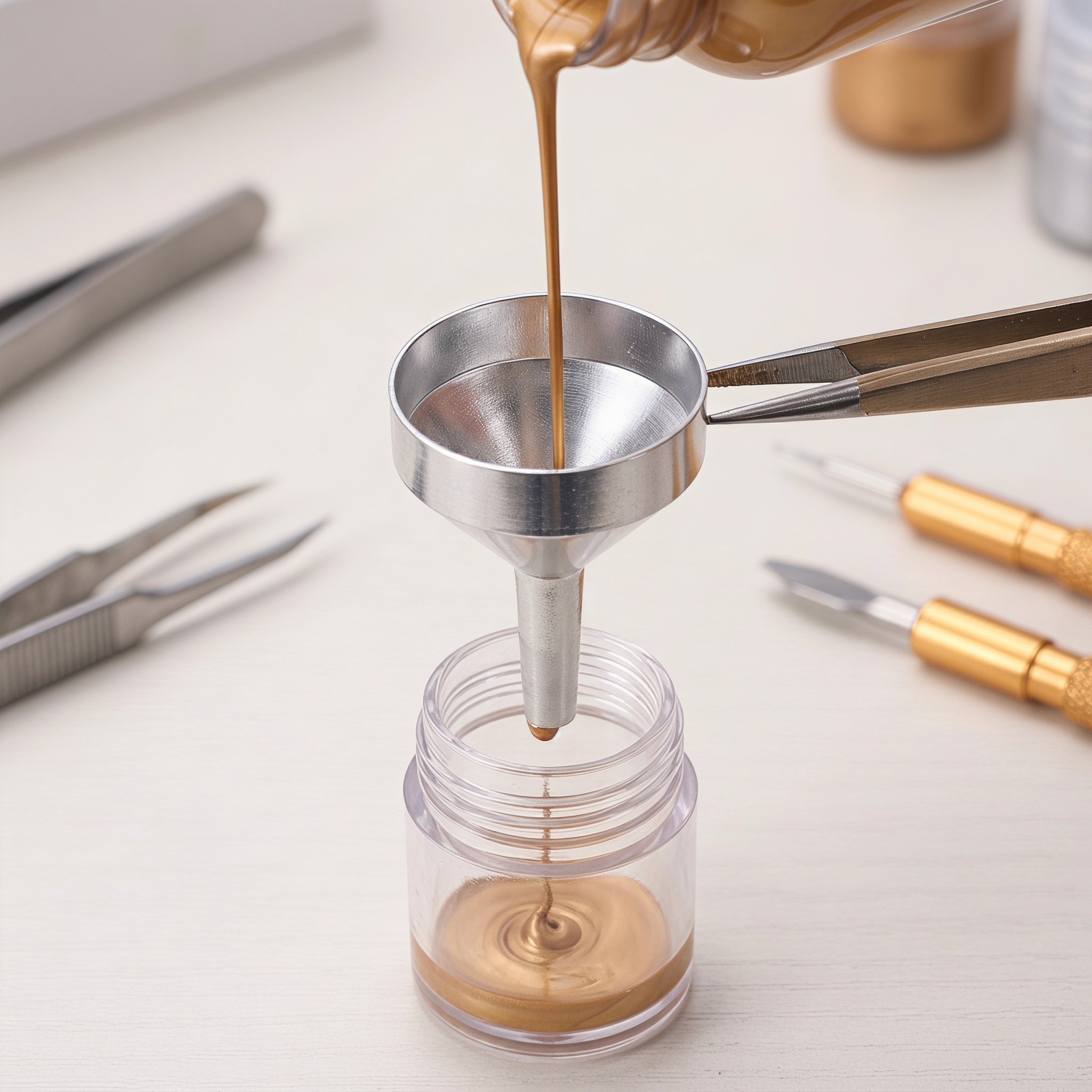 1Set Metal Funnel Kit Mini Alu - огляд і ціна Perfume Refill Bottle