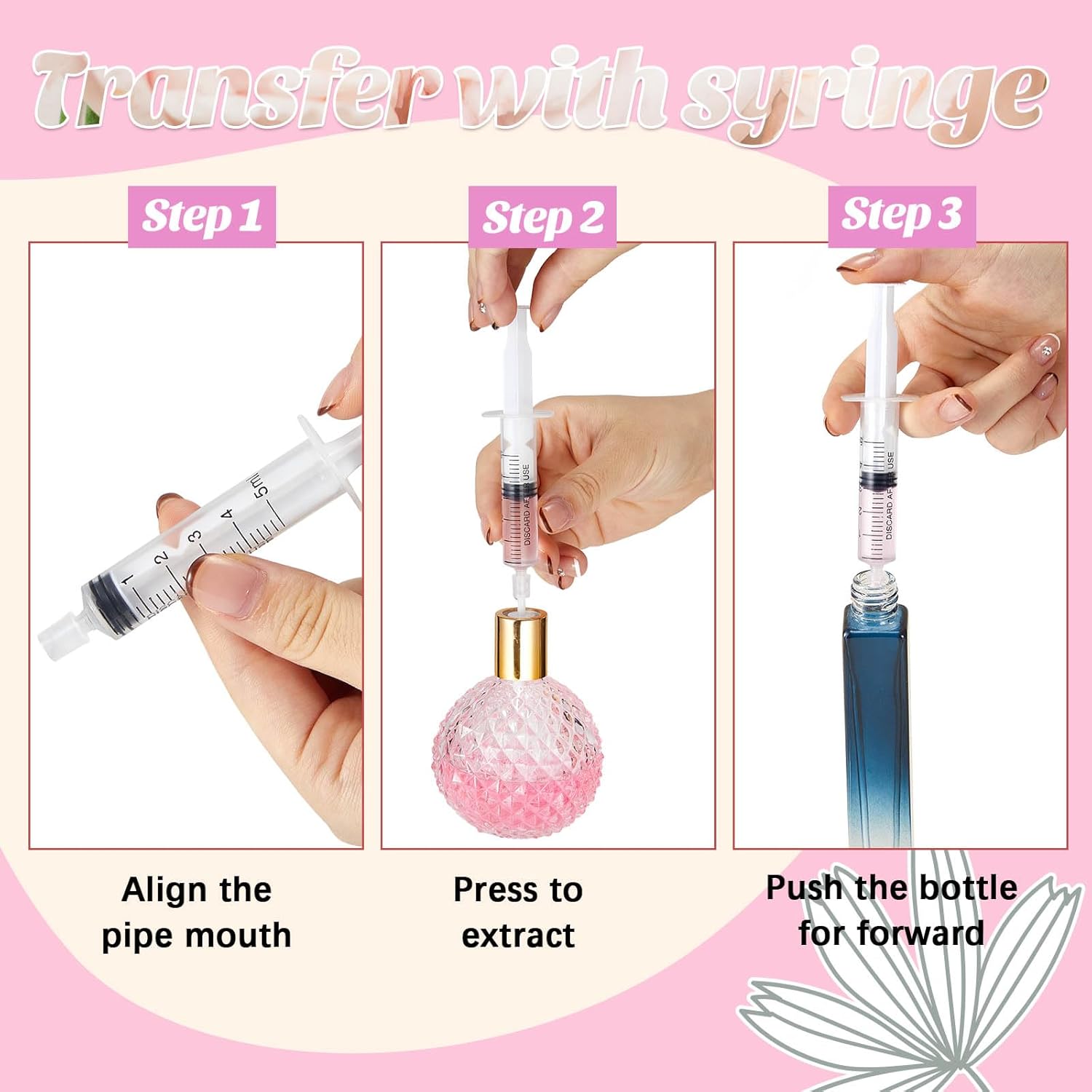 25/50PCS  perfume refill pump  - огляд і ціна Perfume Fragrance Liquid