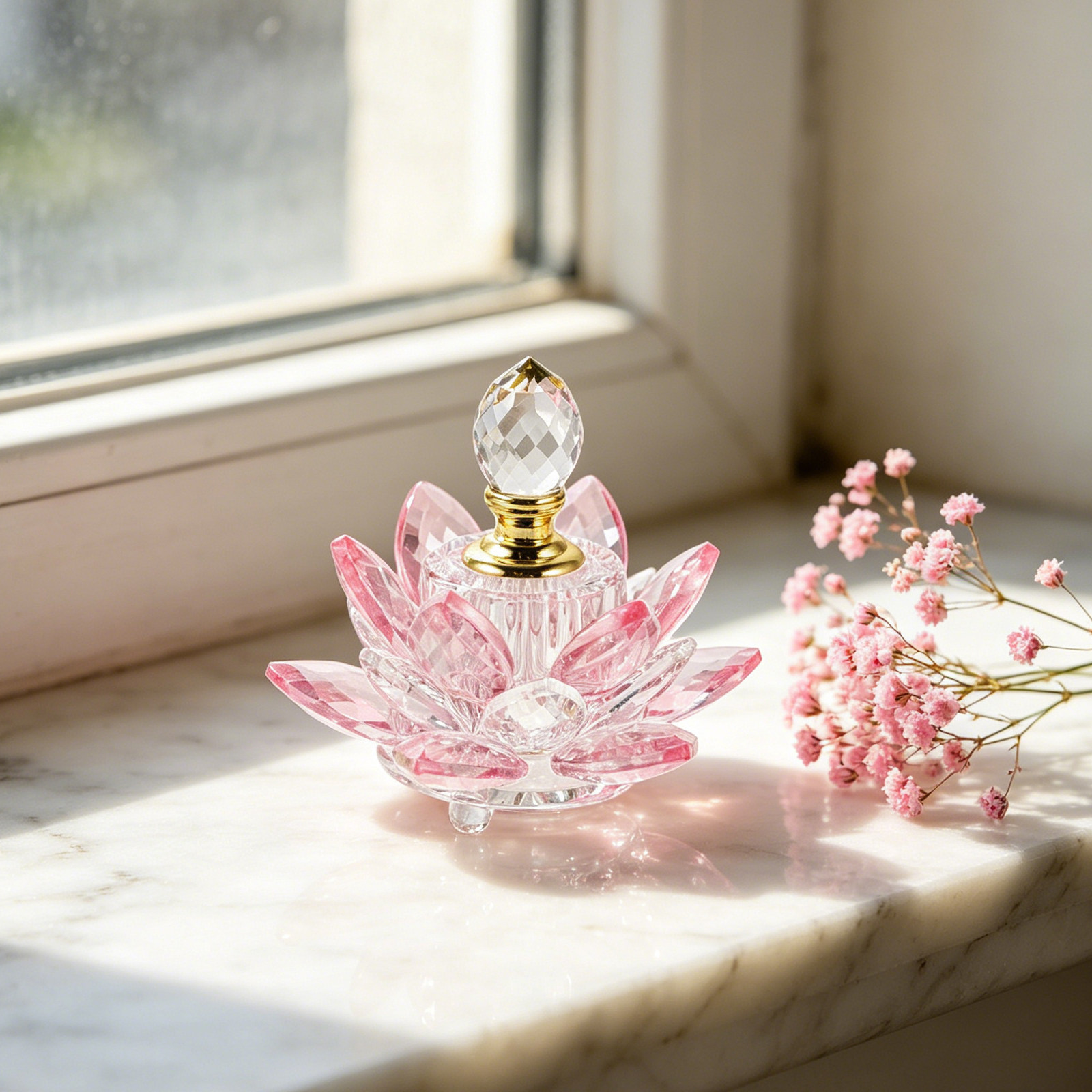 Refillable Crystal Lotus Flowe - огляд і ціна Perfume Refill Bottle