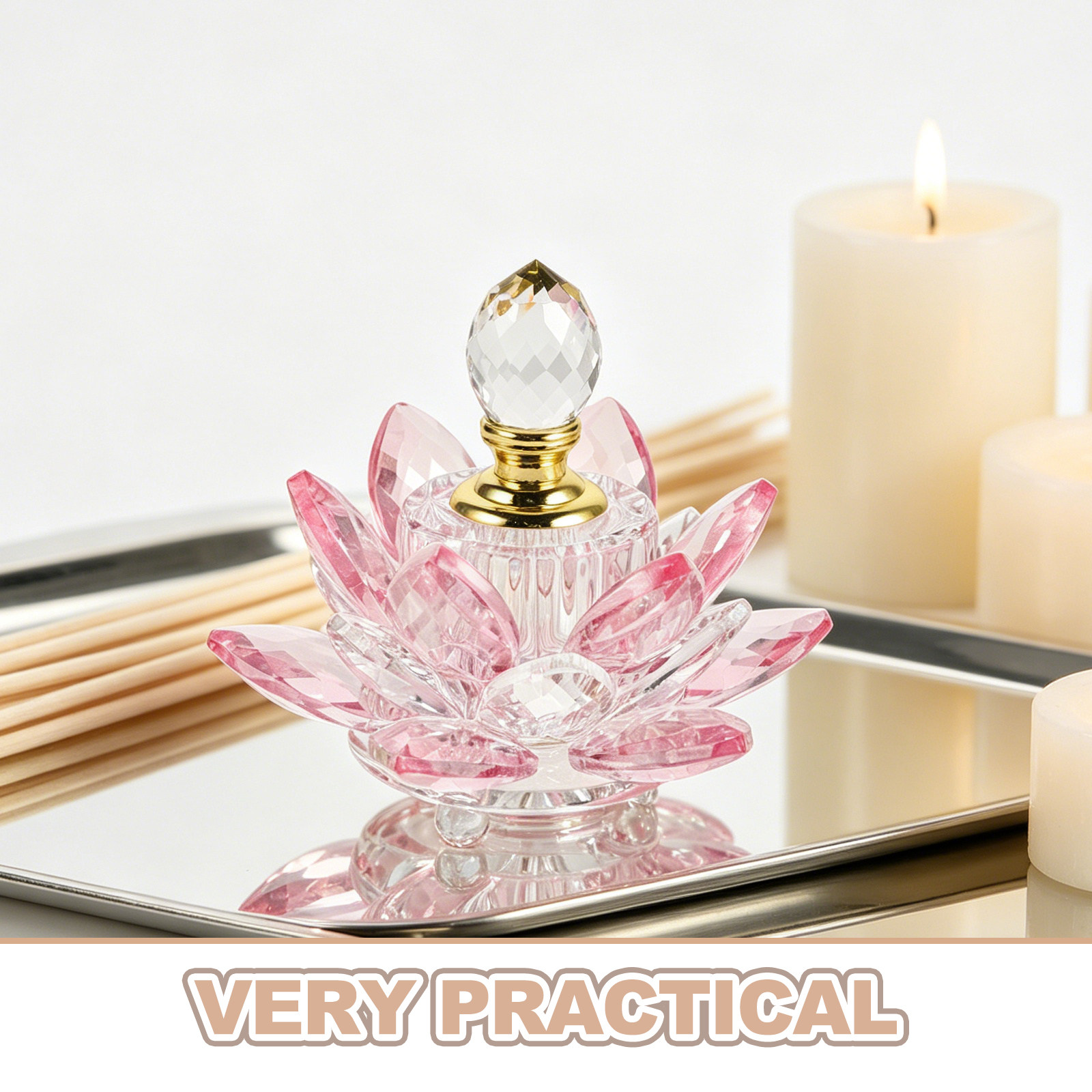 Refillable Crystal Lotus Flowe - огляд і ціна Perfume Refill Bottle