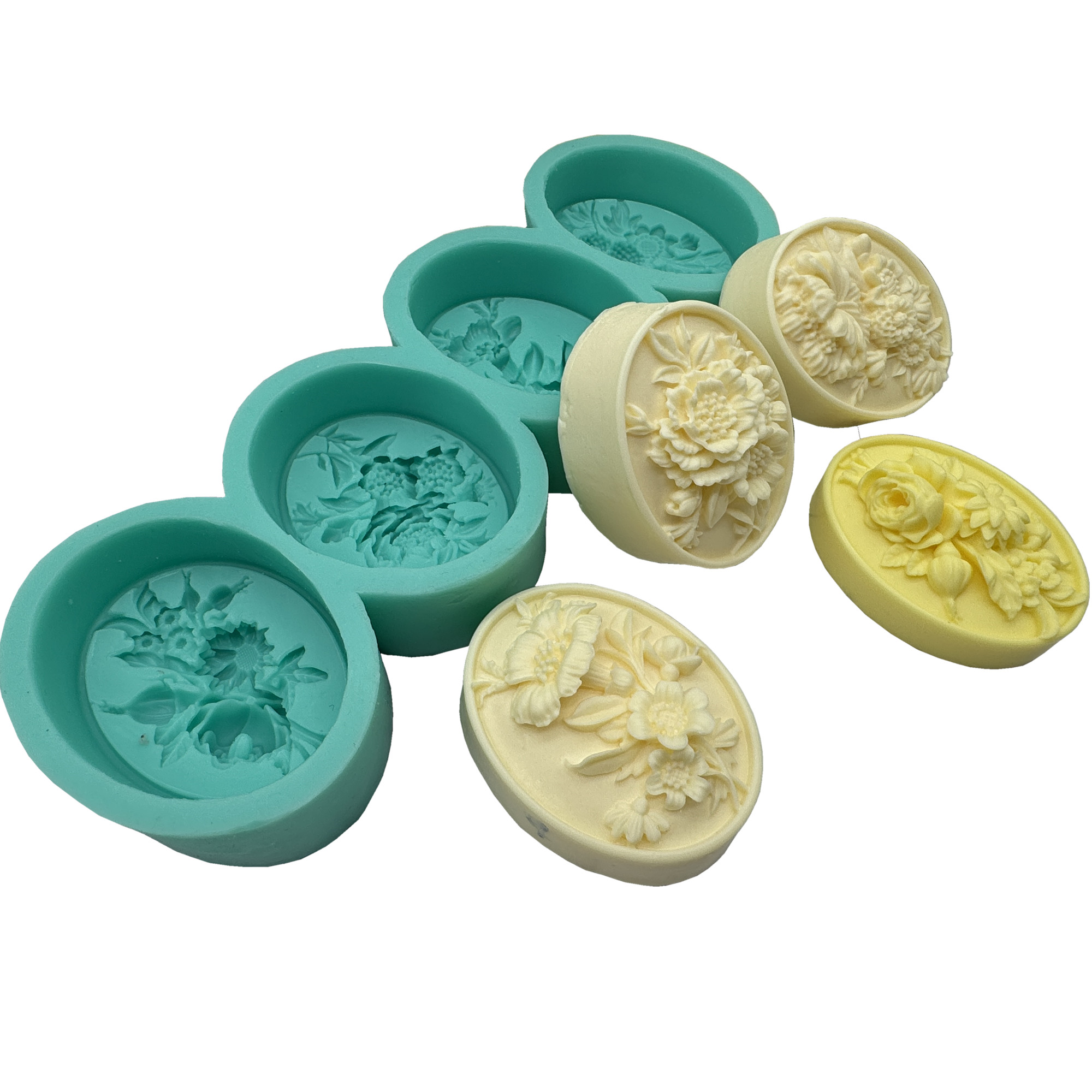 4Cavity Oval Flower 3D Soap Mo - огляд і ціна Perfume Fragrance Oils For Candles
