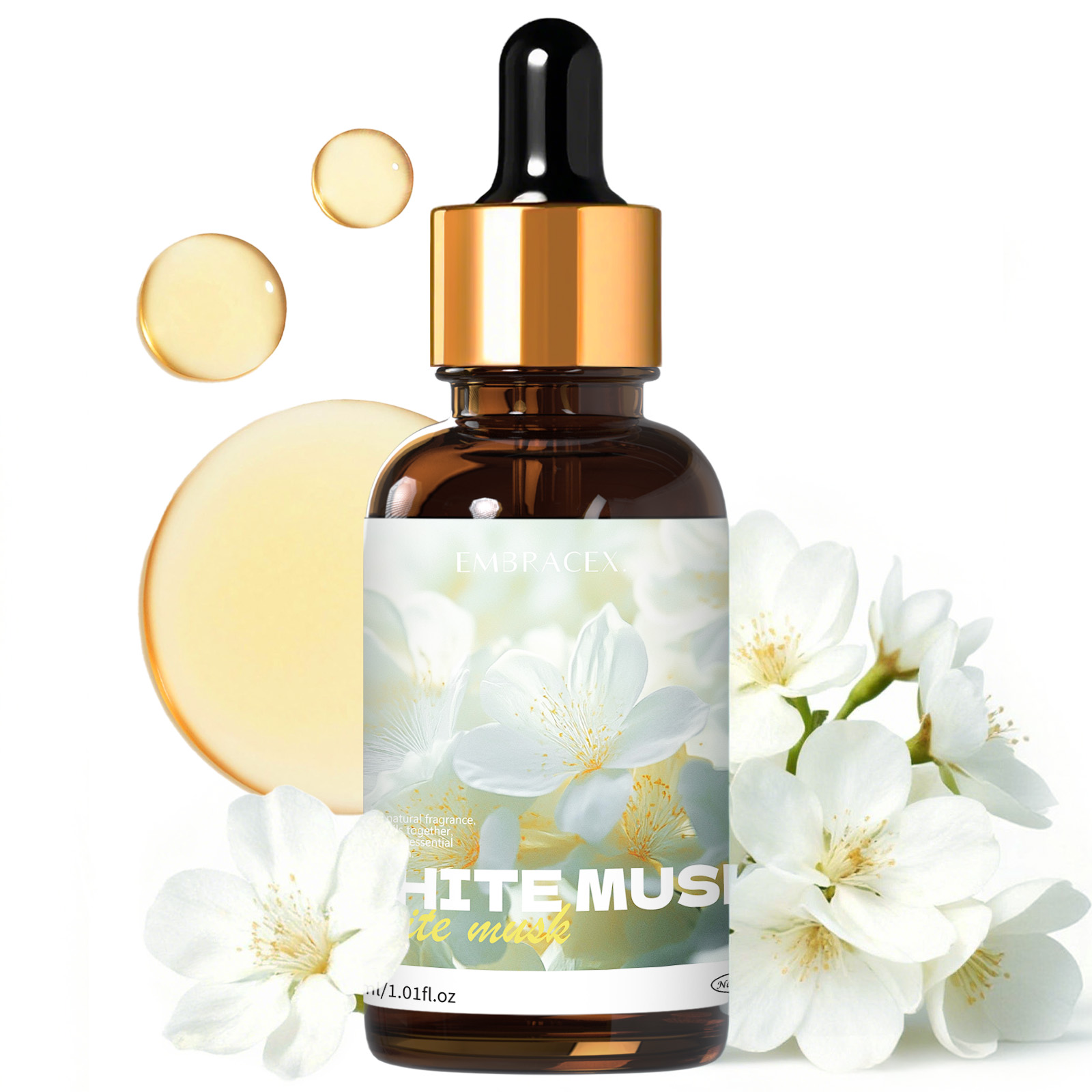 30ml White Musk Essential Oil  - огляд і ціна Perfume Fragrance Oils For Candles
