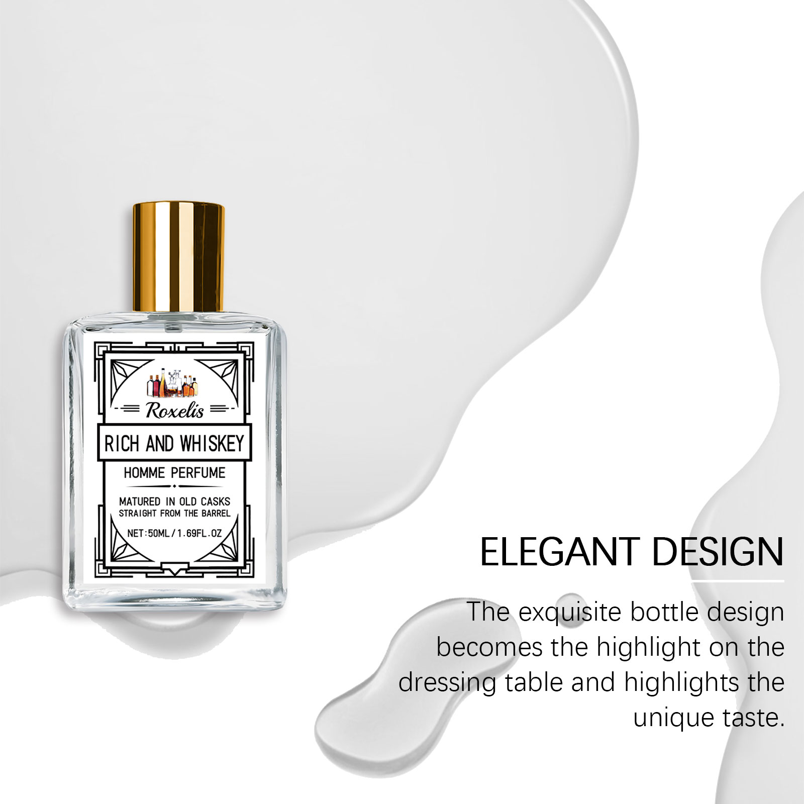 Roxelis 50ml Charm Whisky Men' - огляд і ціна Vanilla Perfume Oil